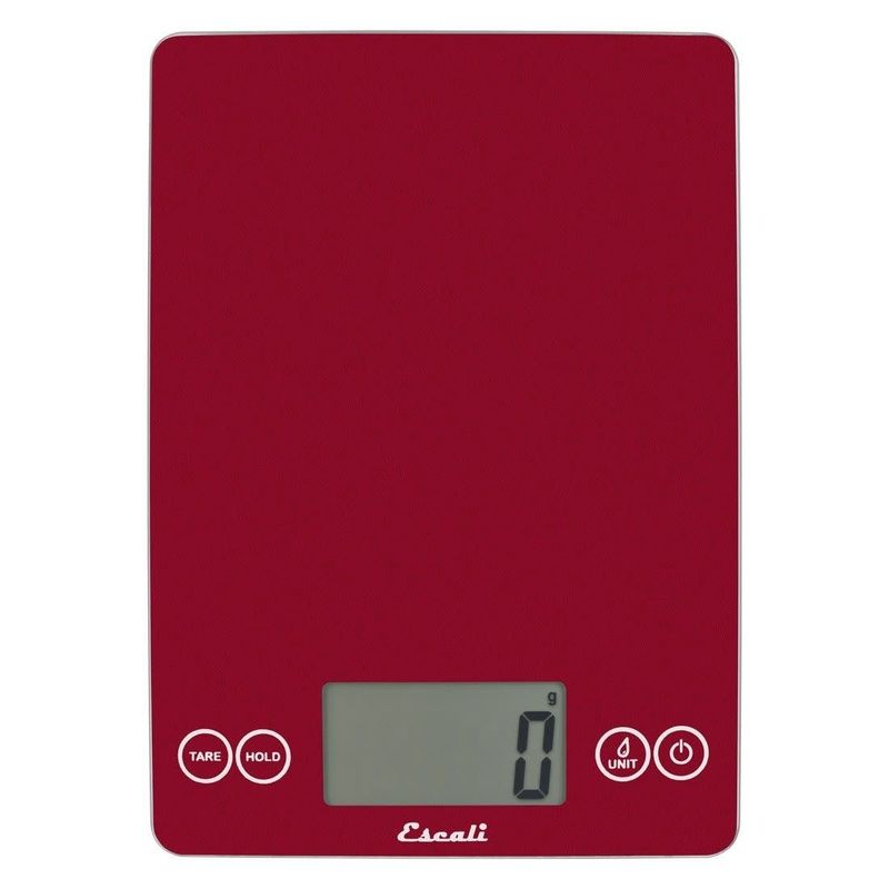 Escali Arti Red Glass Digital Scale