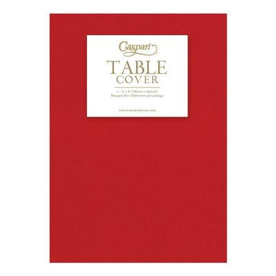 5x8' Red Paper Tablecloth