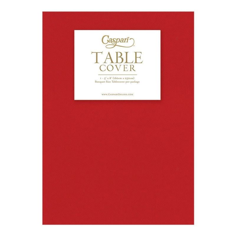 5x8' Red Paper Tablecloth