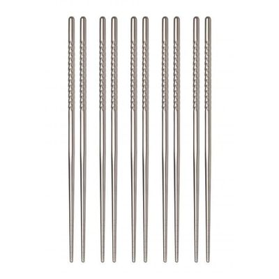 Stainless Steel Chopsticks, set of 5