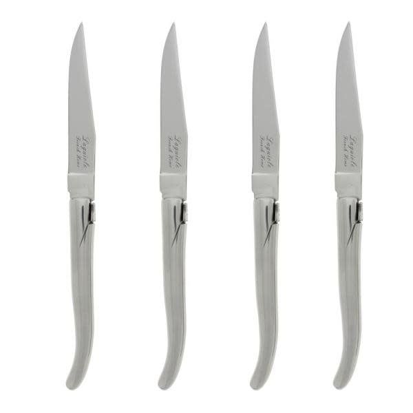 Laguiole Heavy Stainless Steel Steak Knives, set of 4