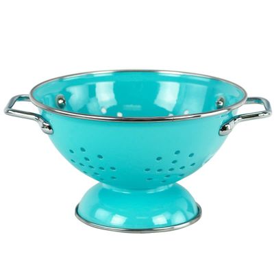 1 quart Turquoise Colander