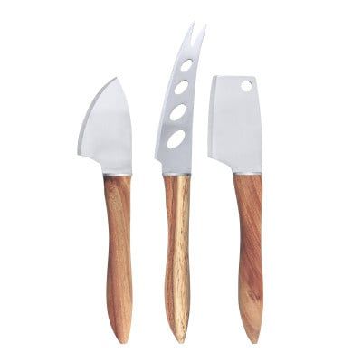 Acacia Cheese Knives, set of 3