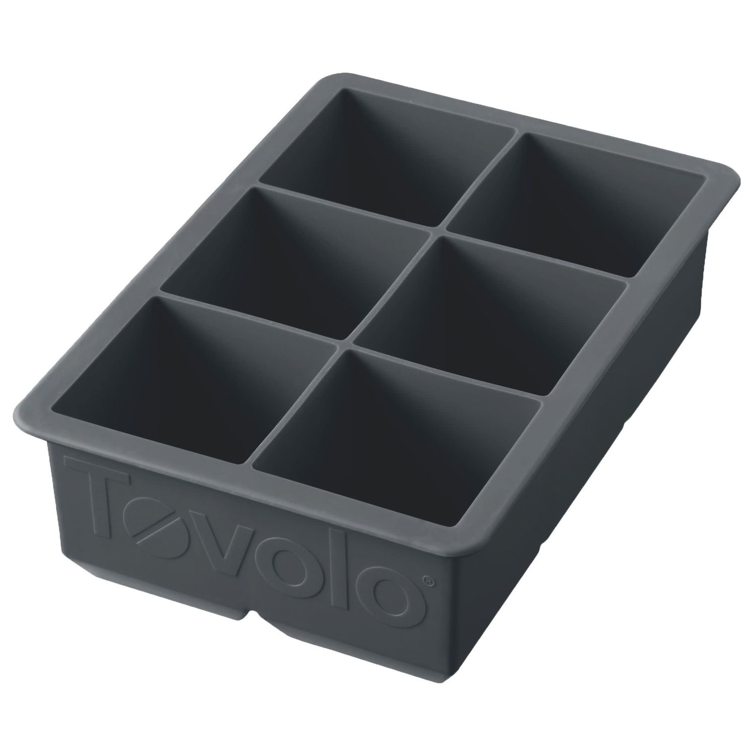 Tovolo Charcoal Grey King Cube Ice Cube Tray