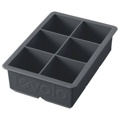 Tovolo Charcoal Grey King Cube Ice Cube Tray