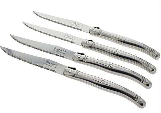 Laguiole Stainless Steel Steak Knives, set of 4