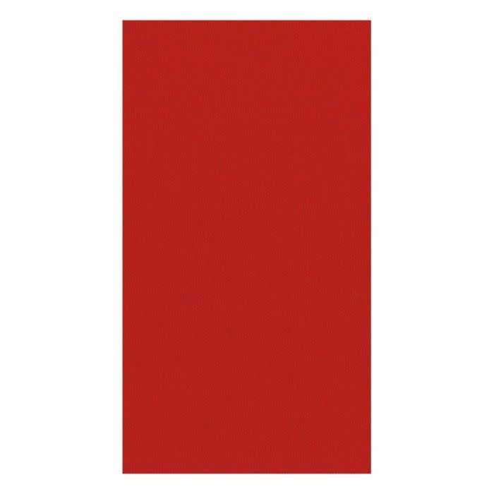 Red "Linen" Paper Dinner Napkins