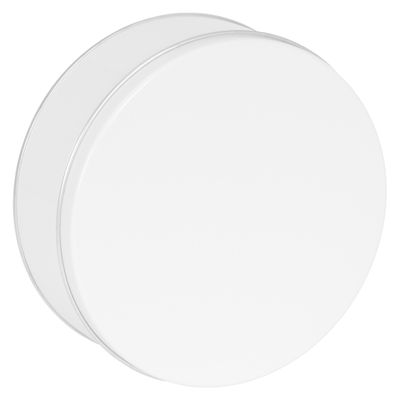 7x2.5" White Cookie Tin, 2lb capacity