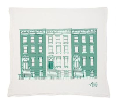 Green Brownstone Dishtowel