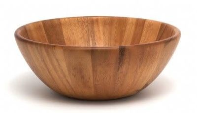 12" Acacia Salad Bowl