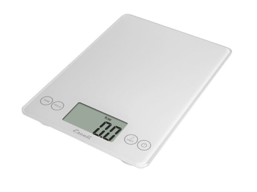 Escali Arti White Glass Digital Scale