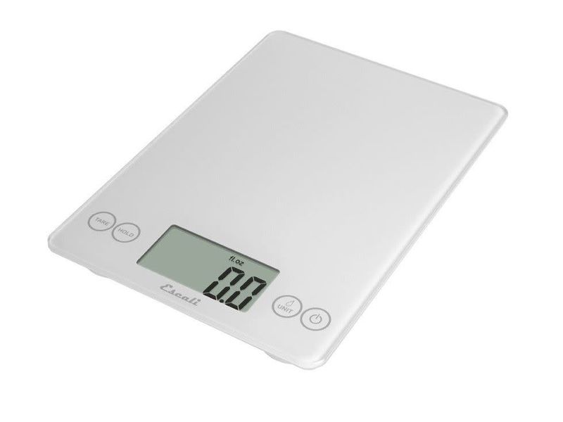Escali Arti White Glass Digital Scale
