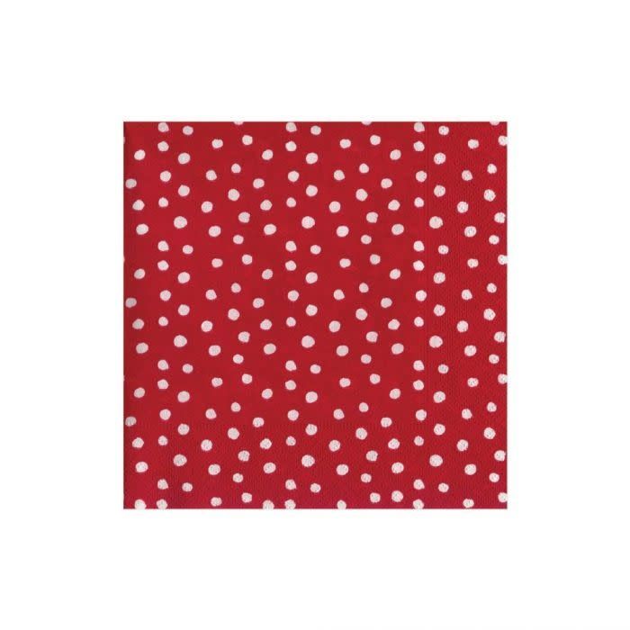 Red Dot Cocktail Napkins
