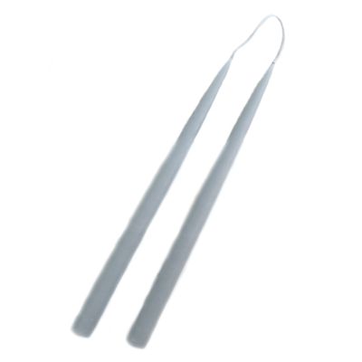 13" Pewter Candles, set of 2