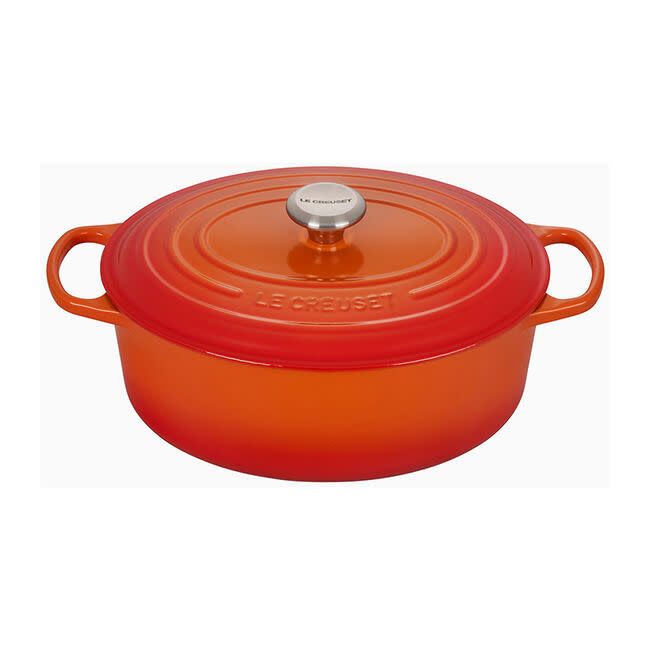 Le Creuset 6.75 quart Oval Flame Dutch Oven