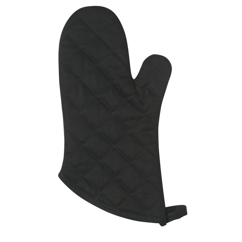 Black Oven Mitt