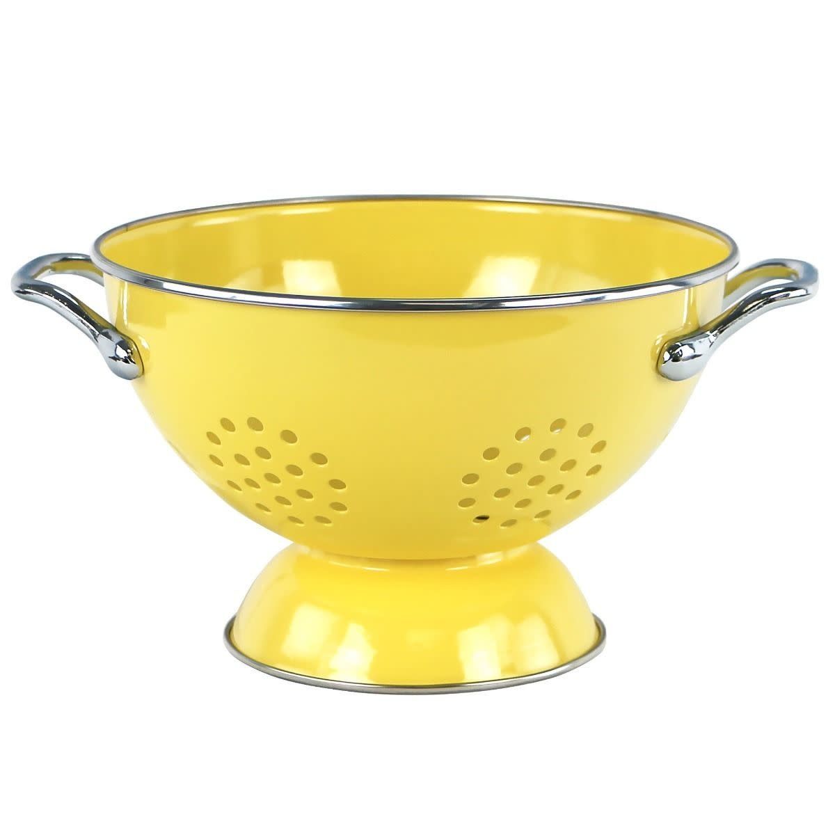 1.5 quart Lemon Yellow Colander