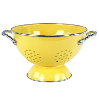 1.5 quart Lemon Yellow Colander