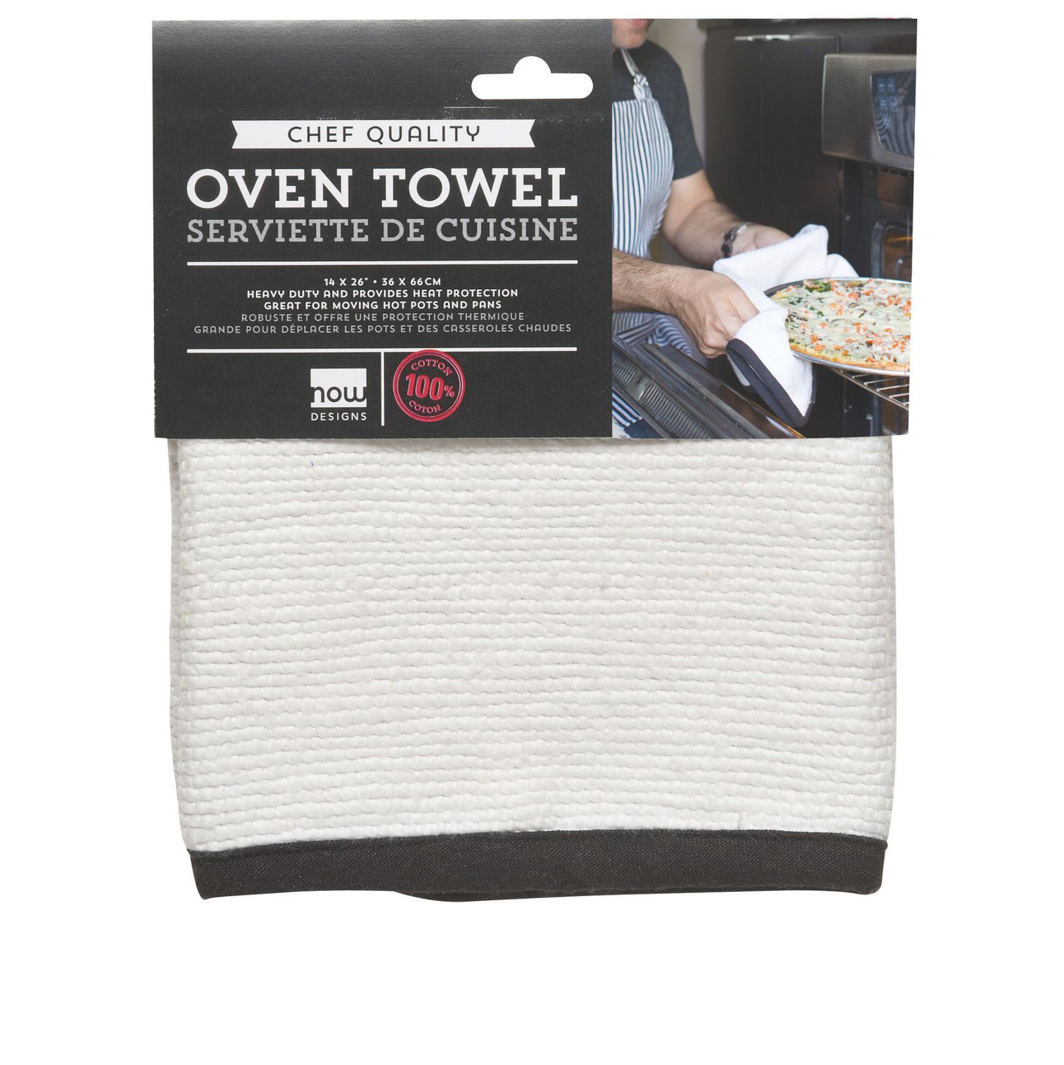 White Oven Towel