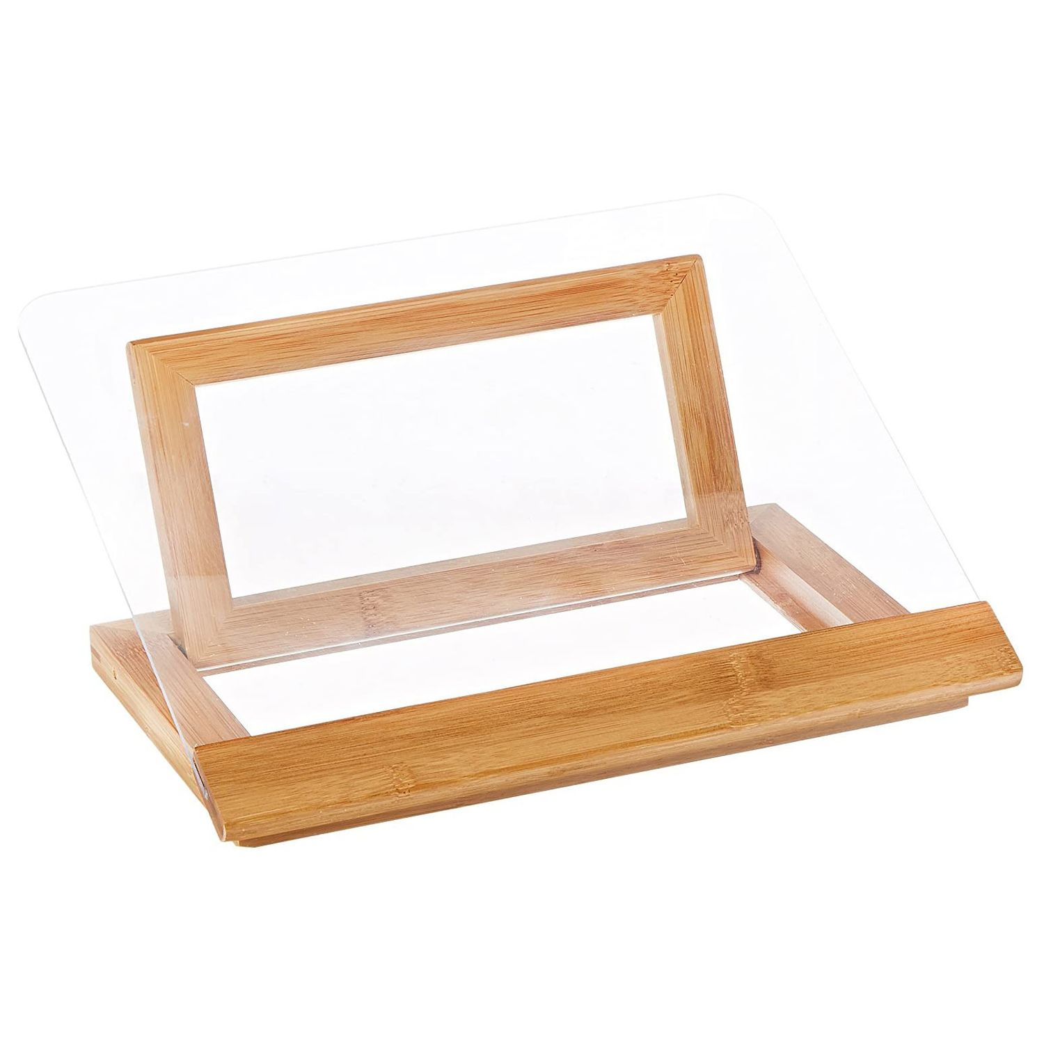Bamboo &amp; Acrylic Cookbook Stand
