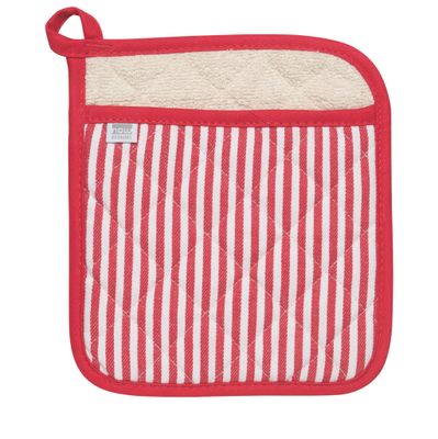 Red Stripe Potholder