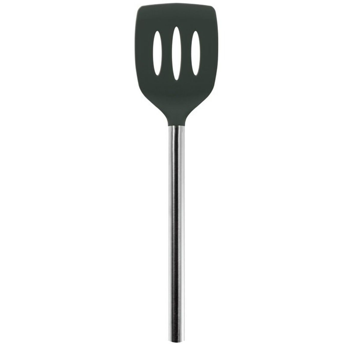 Tovolo Charcoal Grey Silicone Slotted Offset Turner/Spatula