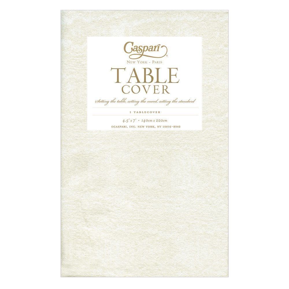4.5x7' Ivory Paper Tablecloth