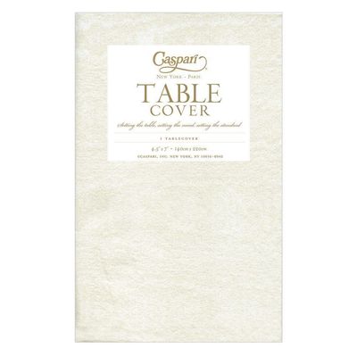 4.5x7' Ivory Paper Tablecloth