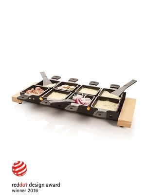 Boska 8-tray Candle-heated Raclette Warmer
