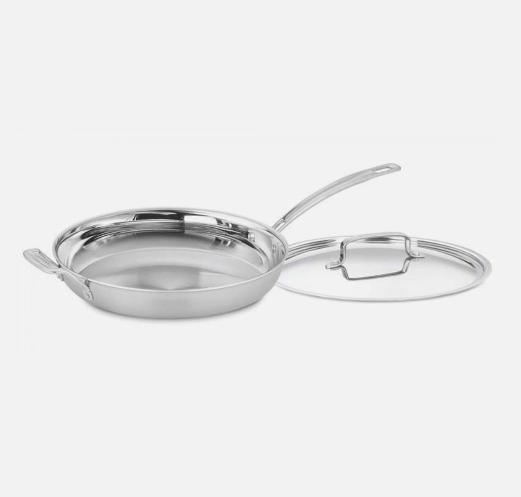Cuisinart 12" Tri-Ply Frying pan with Lid