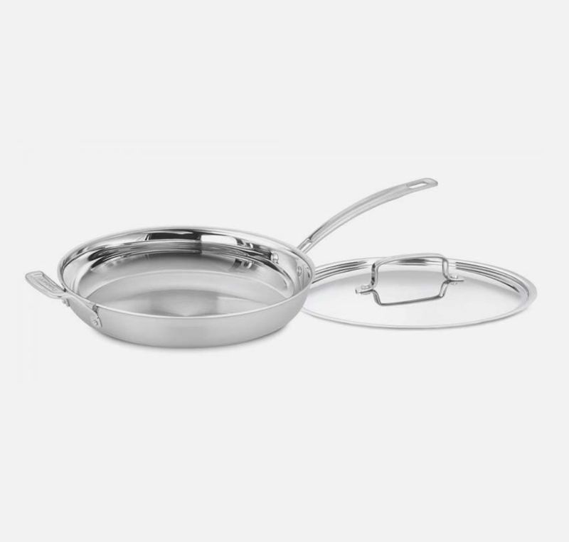 Cuisinart 12" Tri-Ply Frying pan with Lid
