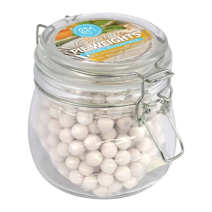 Pie Weights in Glass Jar, 1.25lb