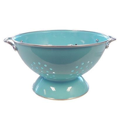5 quart Turquoise Colander