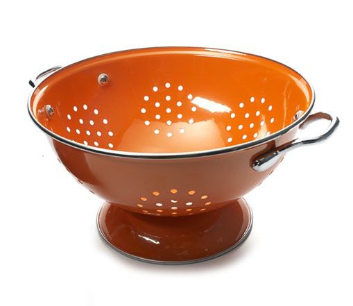 3 quart Orange Colander
