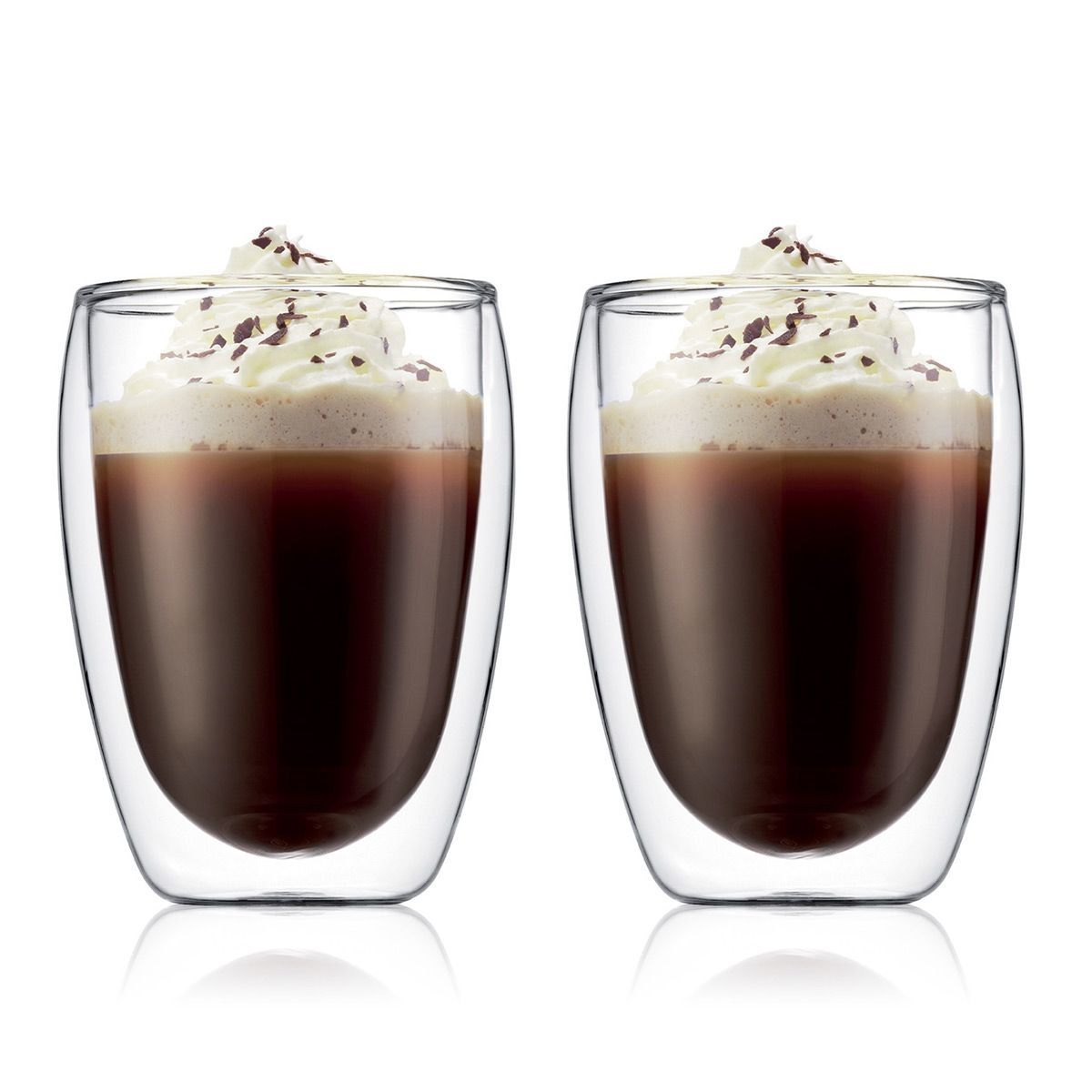Bodum Medium Double Wall Glasses, set of 2