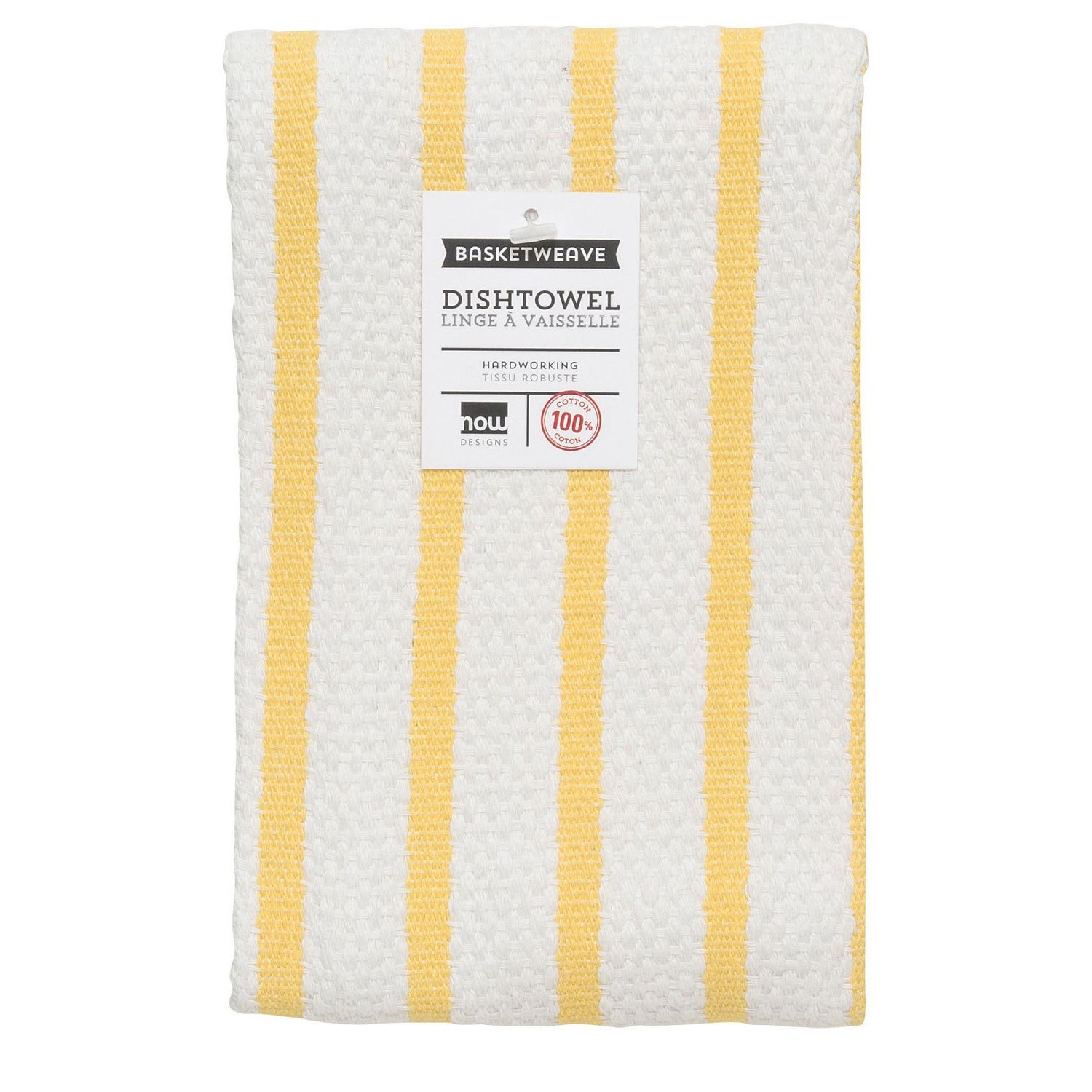 Lemon Basketweave Dishtowel