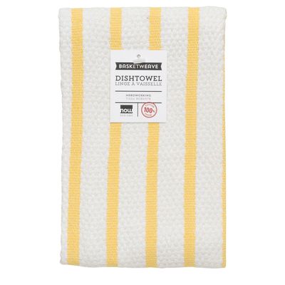 Lemon Basketweave Dishtowel