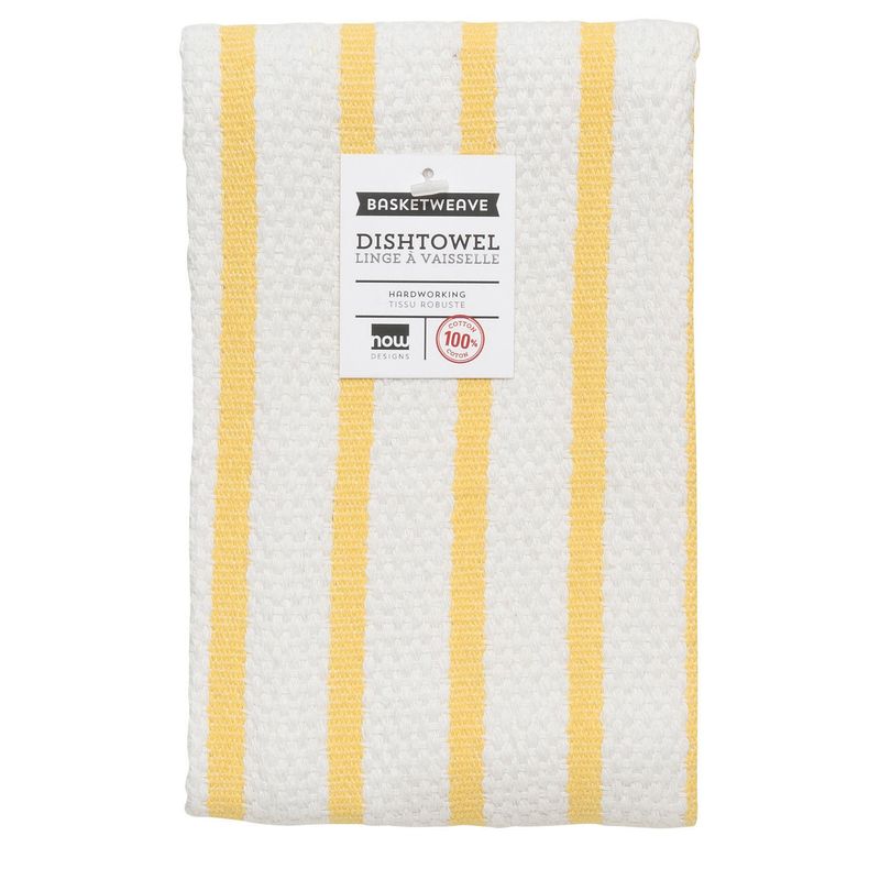 Lemon Basketweave Dishtowel