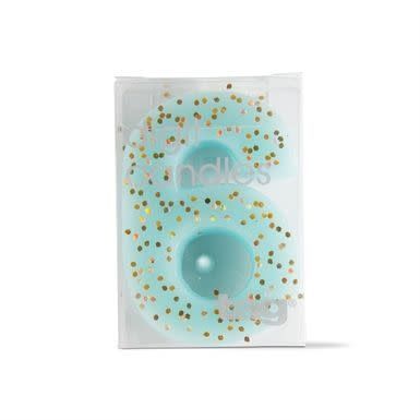 Number 6 Birthday Candle