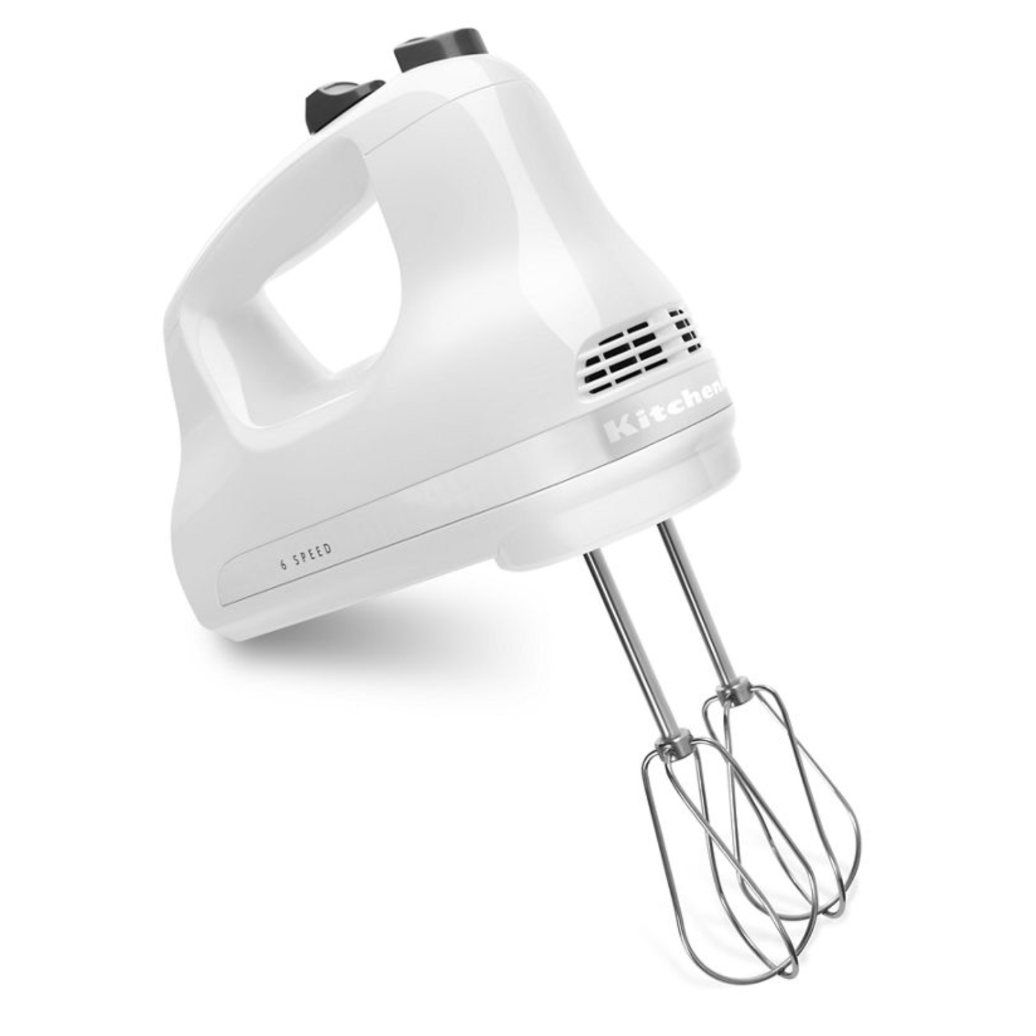 KitchenAid 5-Speed White Hand Mixer