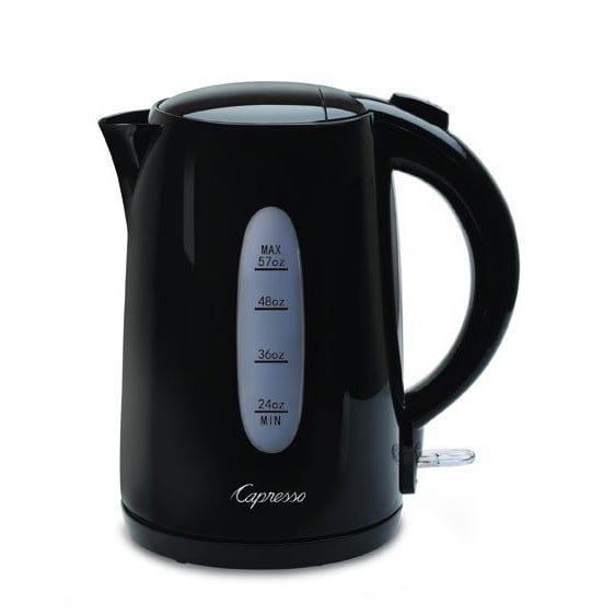 Capresso 57oz Black Electric Kettle