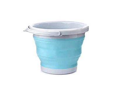 Aqua Collapsible Bucket