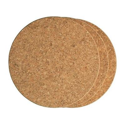 Round Cork Trivets, set of 3
