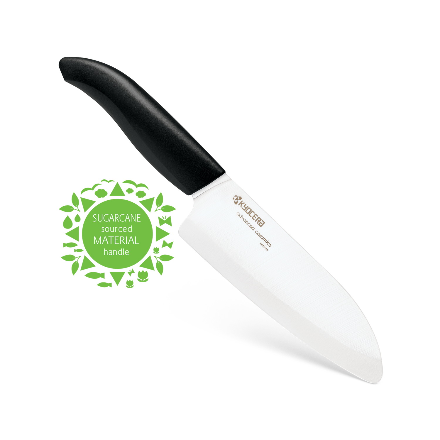 Kyocera Black Ceramic Santoku Knife