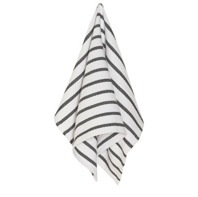 Black Basketweave Dishtowel