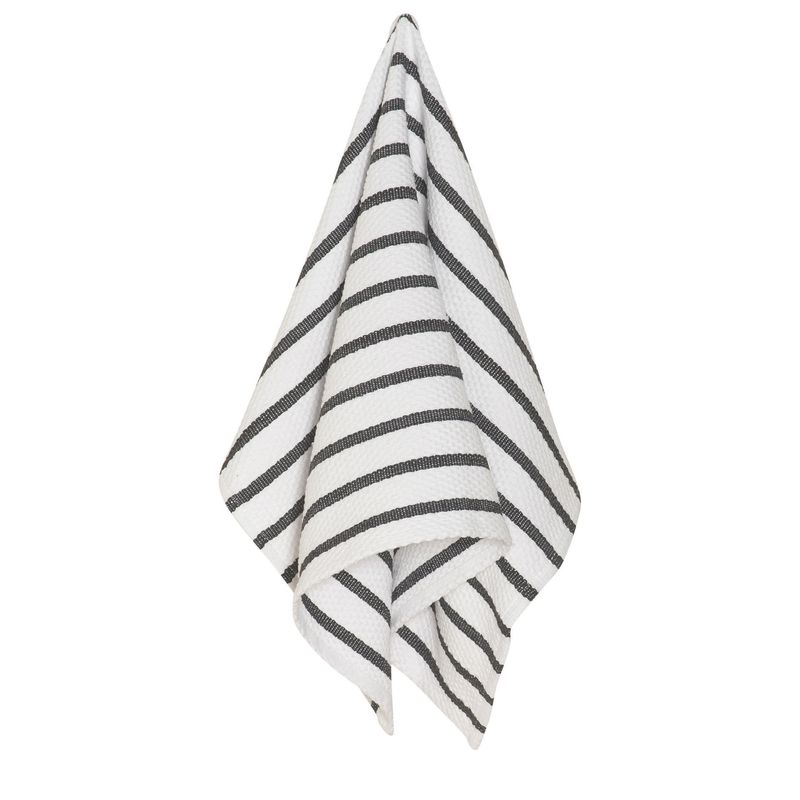 Black Basketweave Dishtowel