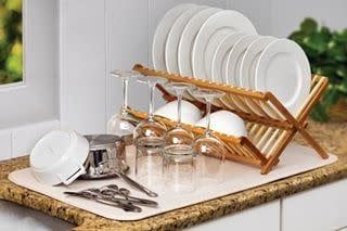 Cream Dish Drying Mat