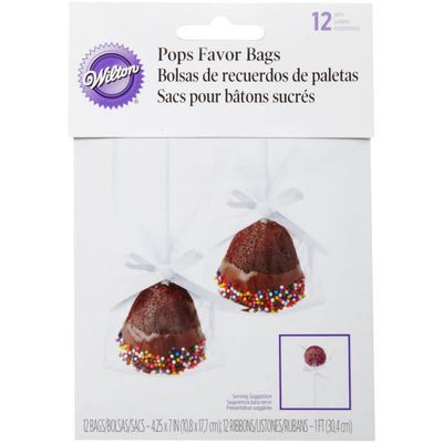 Cake Pop Treat Bags, set of 12