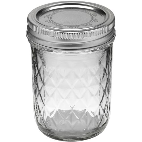 Ball 8oz (Half Pint) Quilted Regular Mouth Canning Jar