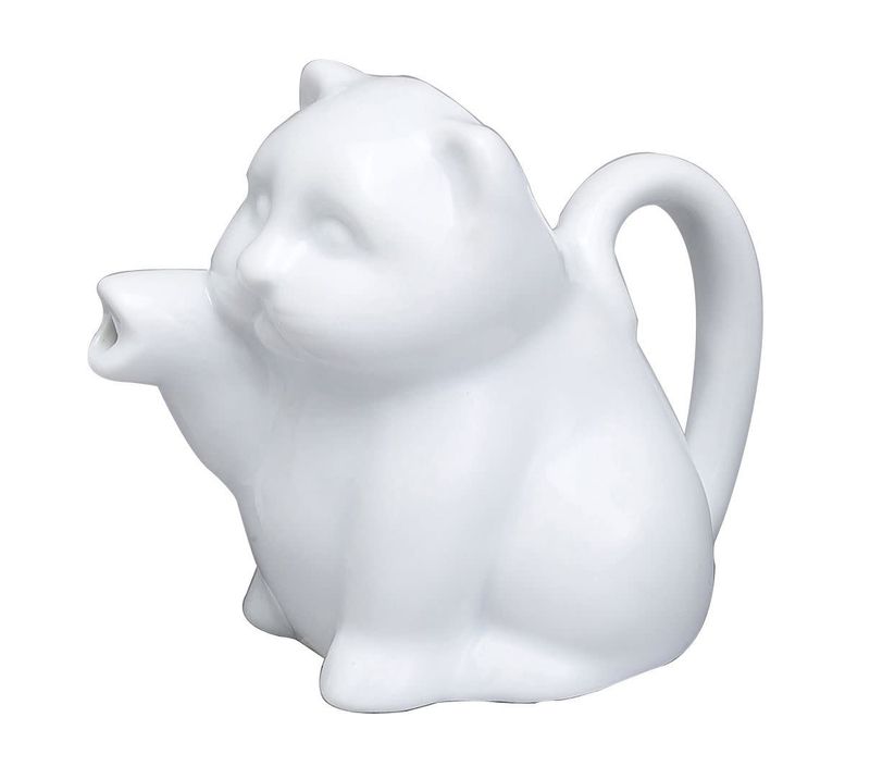 Mini Ceramic Cat Creamer